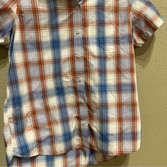Eddie Bauer Tops - Eddie Bauer Travex Women's Blue & Red Plaid Hiking Shirt Top; M